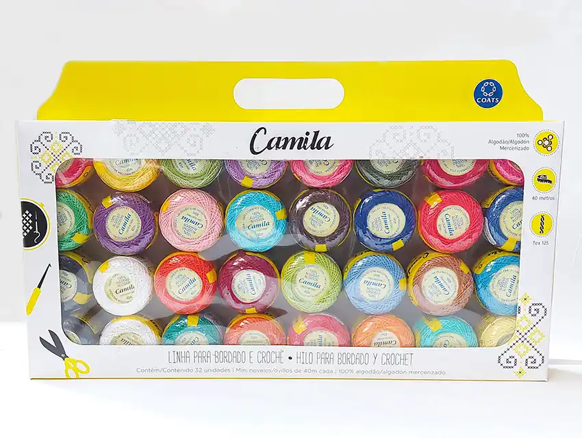 HILO CAMILA P/CROCHET 32 OV X 40 MTS