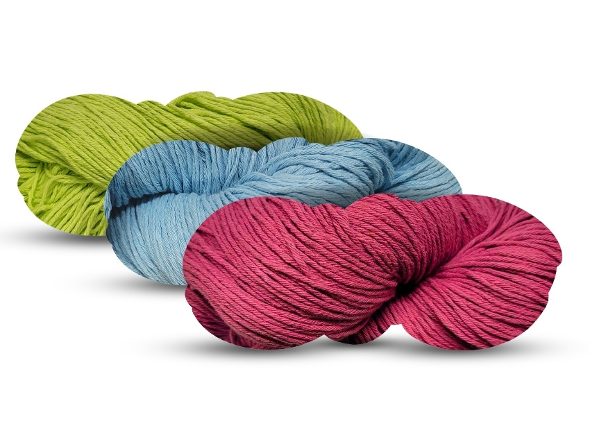 HILO 6 CABOS ALGODON MIA HILADOS COTTON SENSE COLOR 5 MADEJAS X 140GRS APROX
