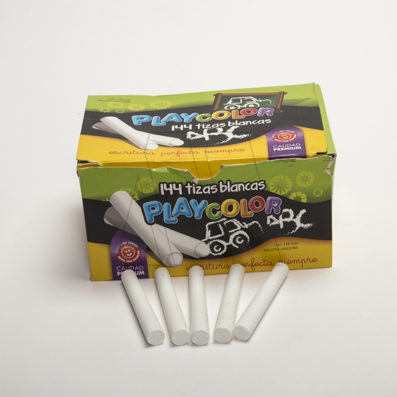TIZA ESCOLAR BLANCA X 144UN